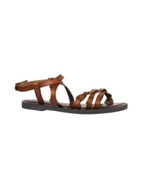 4/$20 💫 Time and Tru Brown Braided Strappy Sandals Women’s Size 8